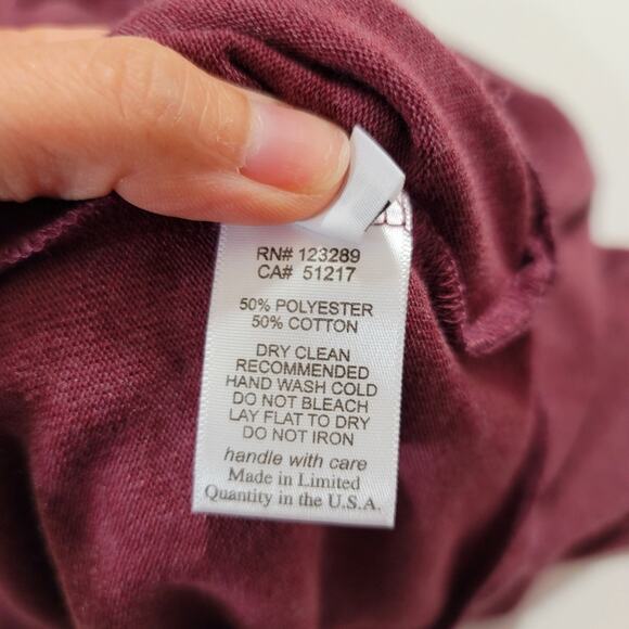 Michael Lauren Vargus Draped Turtleneck Dress in Sangria - Picture 11 of 11